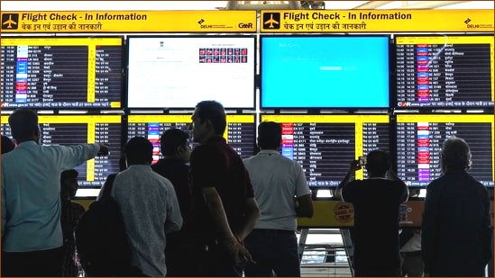 Delhi Airport Returns to Normal Operations as 19 Flights Rerouted Due to Weather Conditions
