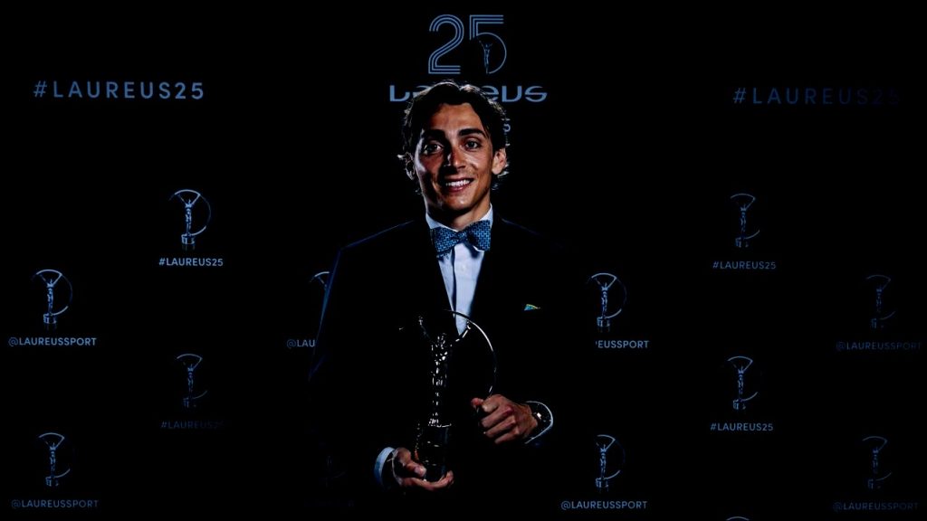 Mondo Duplantis Joins Usain Bolt as a Laureus Champion in Athletics
