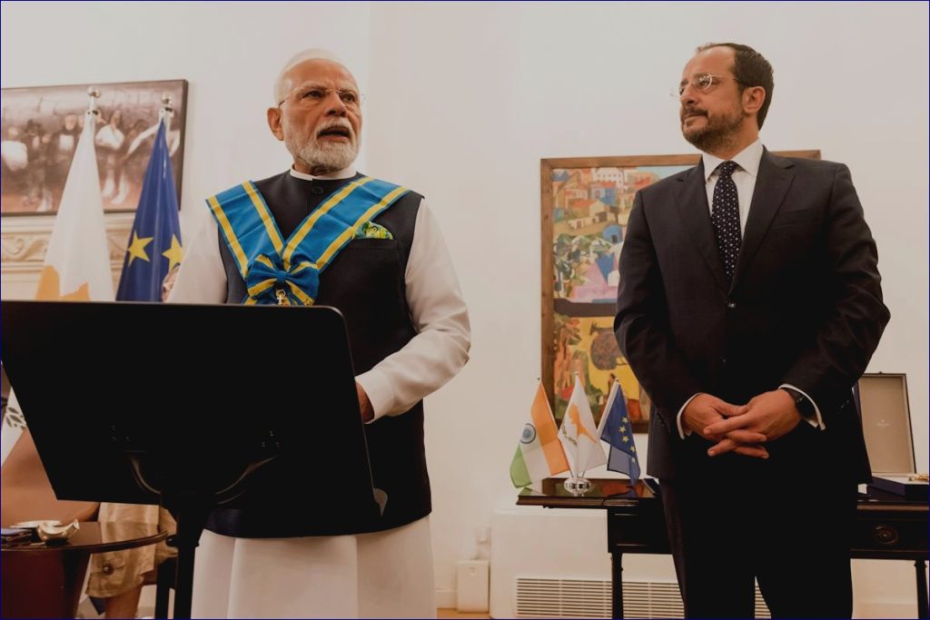 India and Cyprus Pledge to Boost Defense, Maritime, and Cybersecurity Ties, Says Indian PM