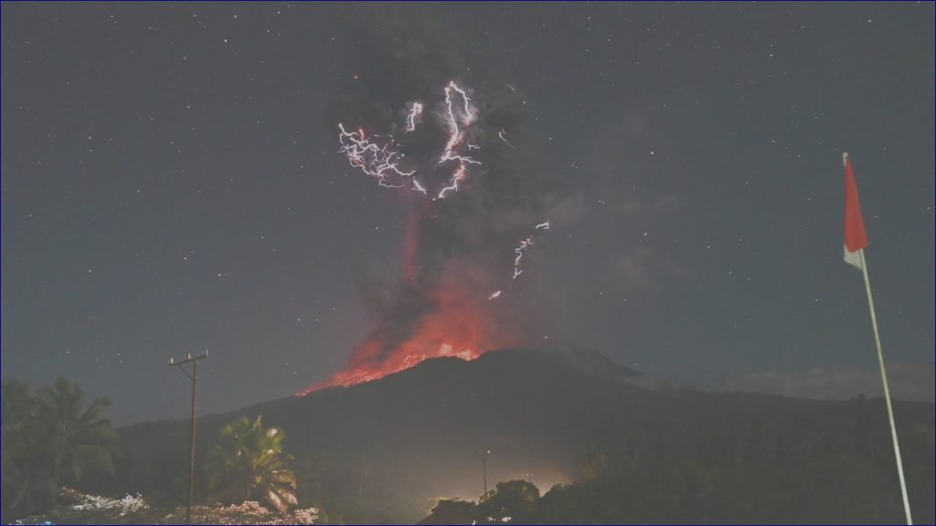 Mount Lewotobi Erupts Again, Unleashing Nature’s Fury in Indonesia