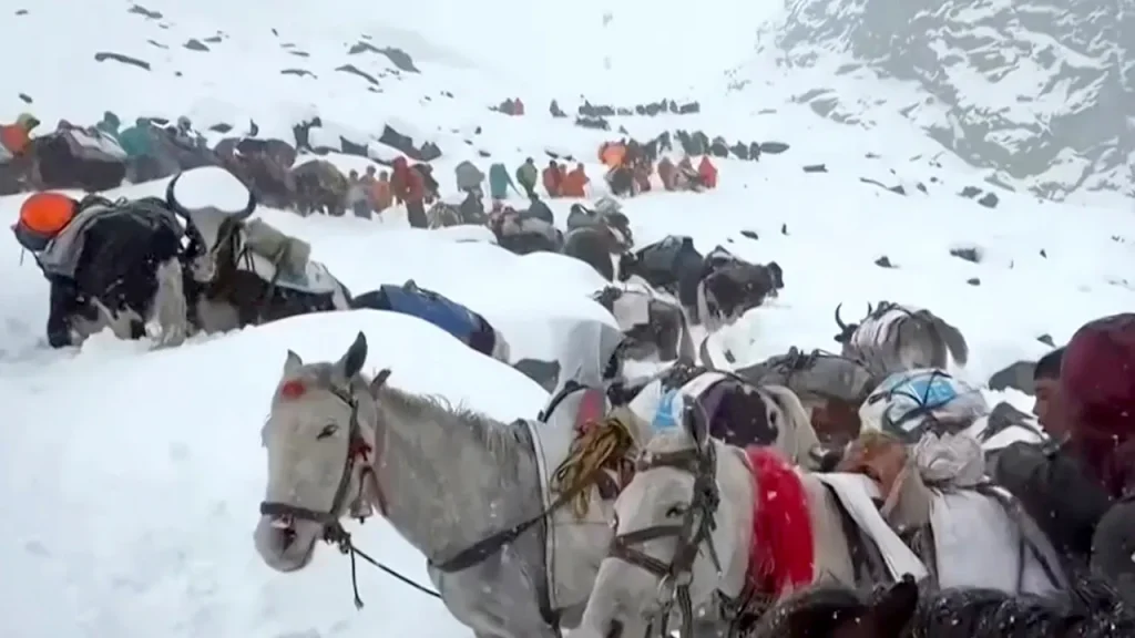 Tragic Avalanche Claims Lives of 7 Climbers on Mount Yalung Ri in Nepal