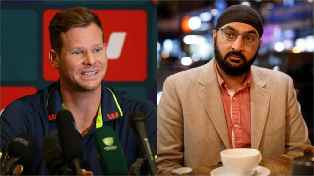 Steve Smith Takes a Playful Swing at Monty Panesar Over Sandpaper Remark