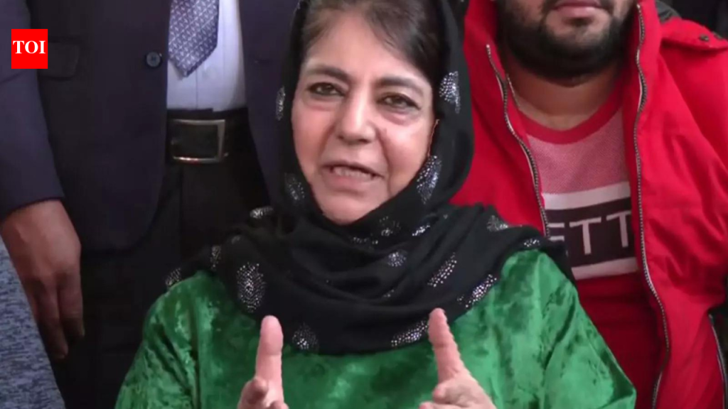 Mehbooba and Tarigami Challenge PM’s Trip to Israel | India News