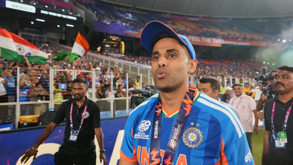 Suryakumar Yadav, Gautam Gambhir, and Jay Shah Celebrate T20 World Cup Victory at Hanuman Temple