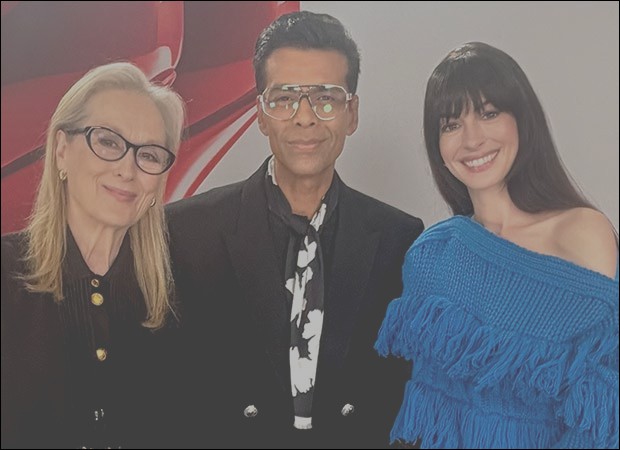 Karan Johar Chats with Meryl Streep and Anne Hathaway in Tokyo: A Bollywood Encounter!
