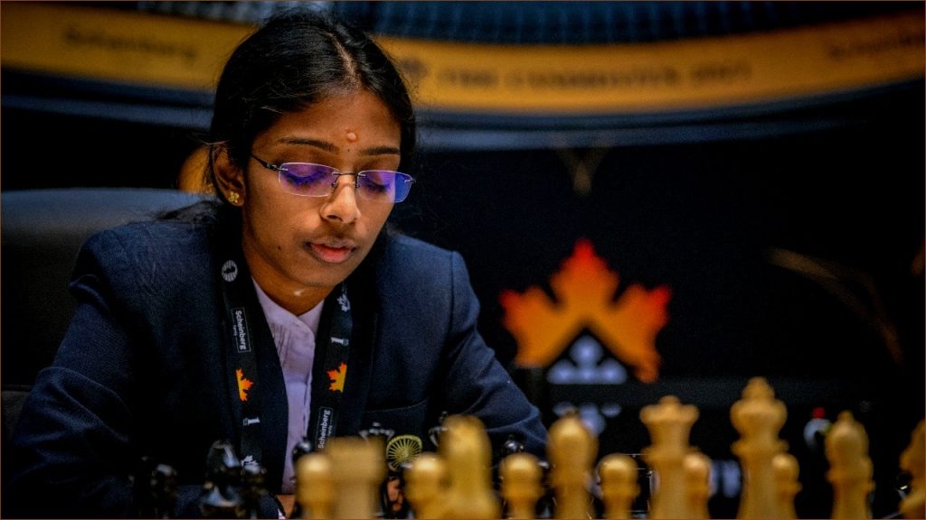 R Vaishali Dazzles Goryachkina and Seizes Sole Lead in Candidates Tournament