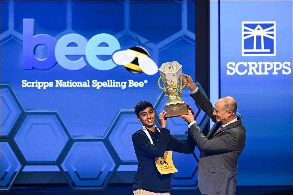 Indian-American Teen Shrey Parikh Claims Victory at 2026 Scripps National Spelling Bee!
