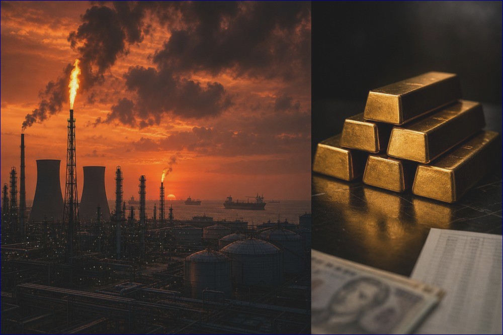 Oil Prices Soar as Gold Dips; India Prepares Emergency Currency Strategy