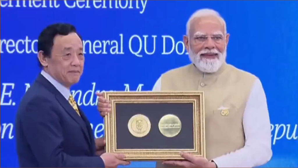PM Modi Honored with Top Agricola Medal from FAO in Italy | LIVE Coverage