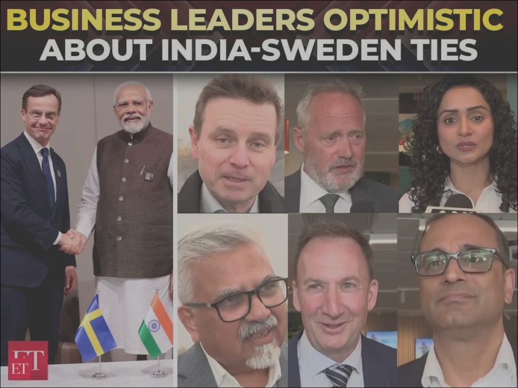 India and Sweden Strengthen Business Ties Amid PM Modi’s Visit