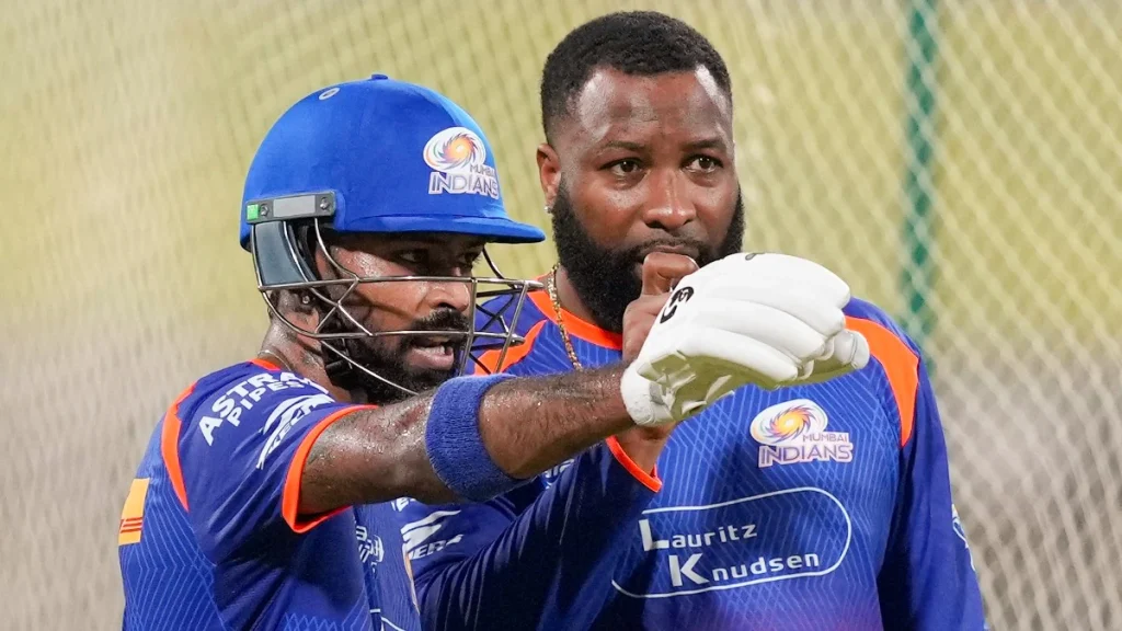 Kieron Pollard Hits Hard on Umpire, Faces Stiff Penalty in MI vs PBKS Clash