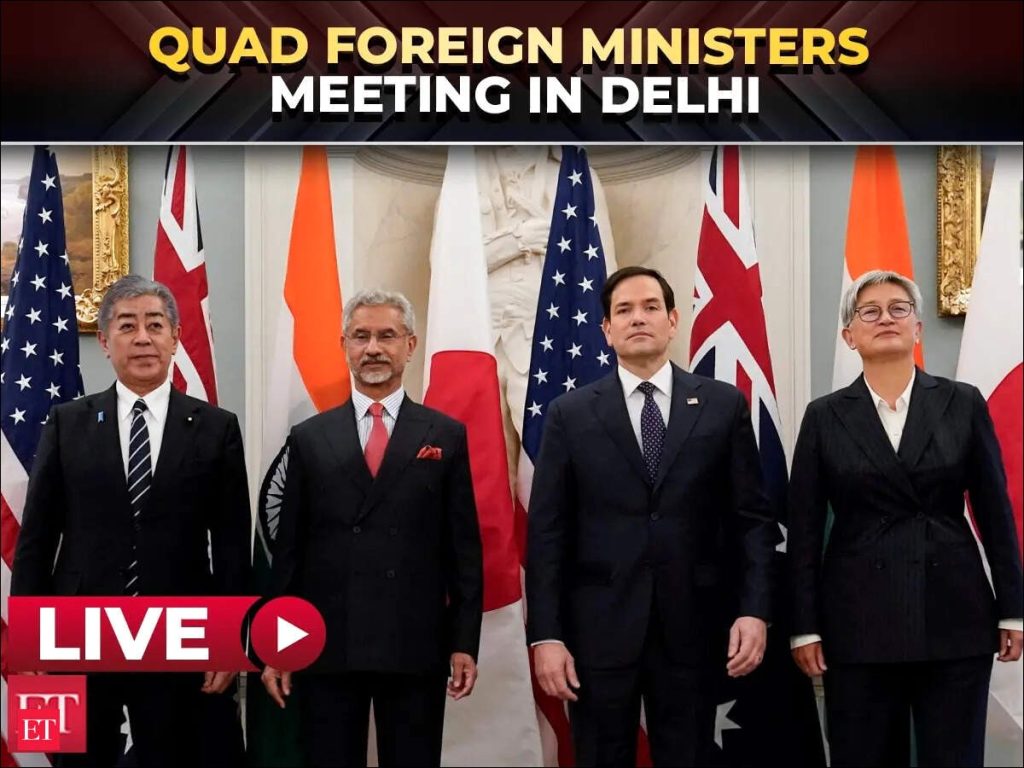 Quad Nations Converge in New Delhi: India, US, Japan, and Australia Meet
