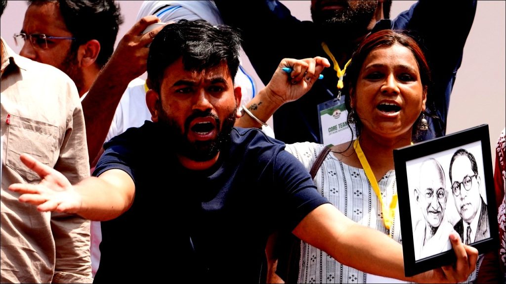 India’s Cockroach Party Supporters Rally with Pots and Pans Demanding Education Minister Step Down