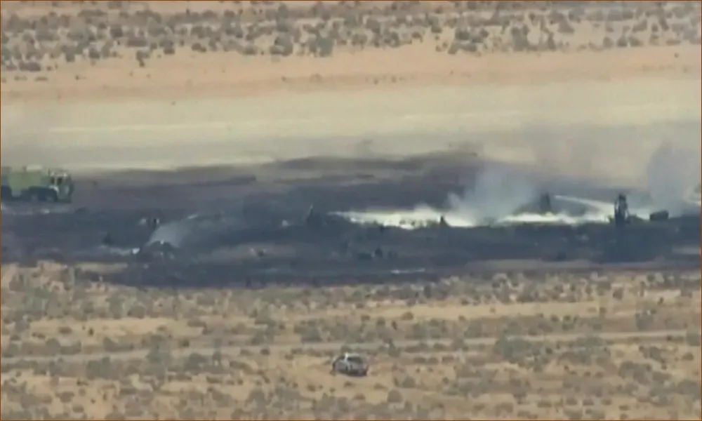 US Fighter Jet Goes Down Near California Military Base