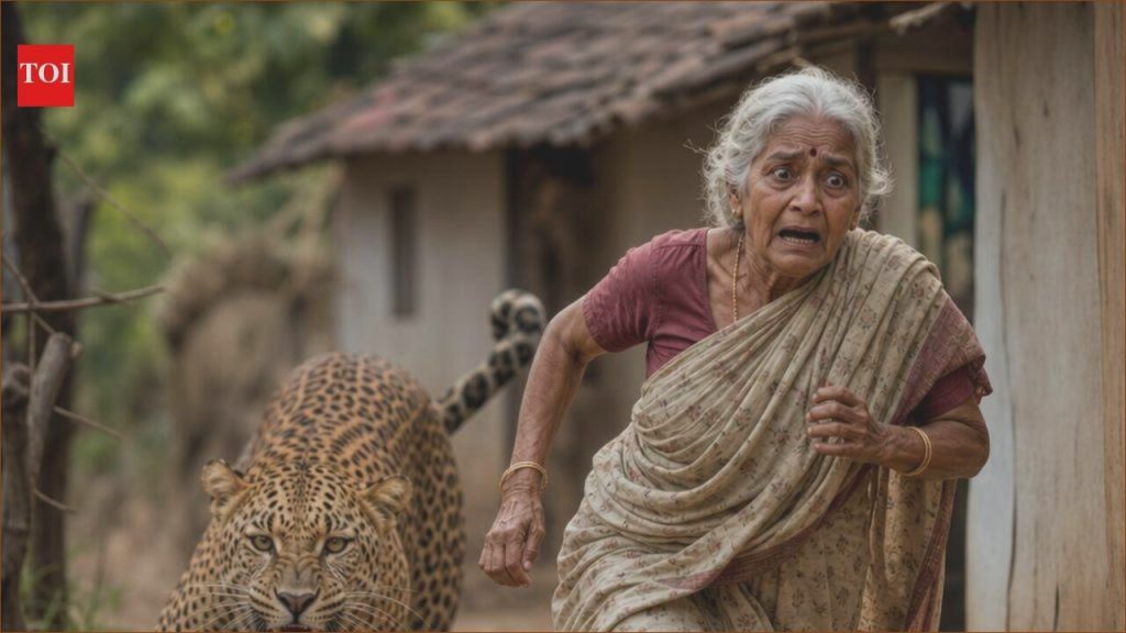 Toddler and Grandmother Escape Unscathed from Leopard Encounter in Mysuru