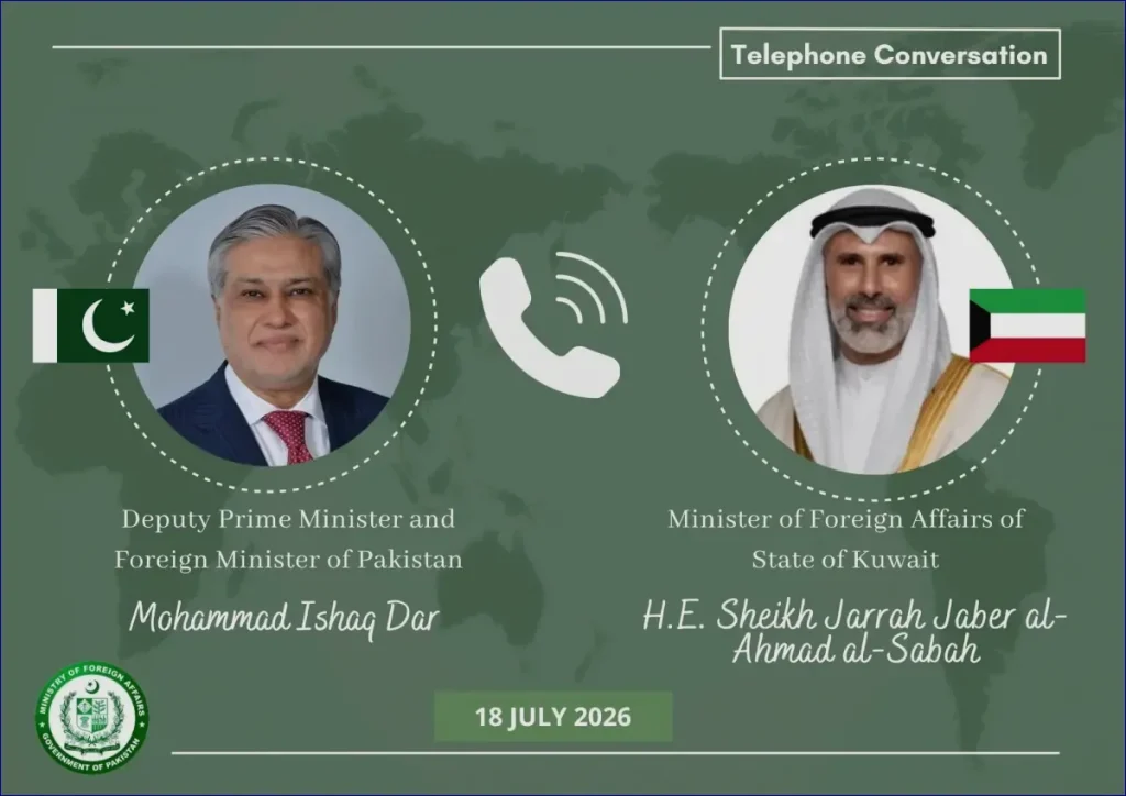 Dar and Kuwaiti FM Engage on Regional Strife, Urge Peaceful Solutions