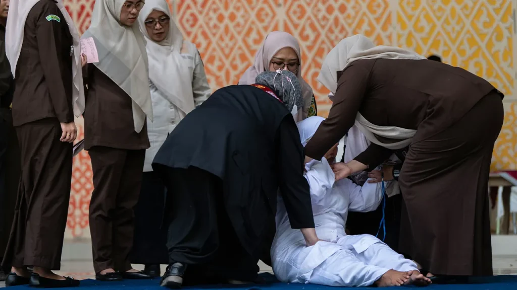 Indonesian Couple Faces Public Caning Over TikTok Kiss Controversy