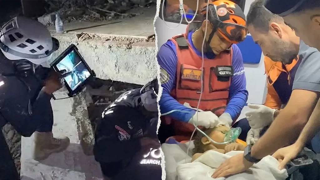 Venezuelan Rescuers Save 2-Year-Old Boy from Rubble After Week-Long Search