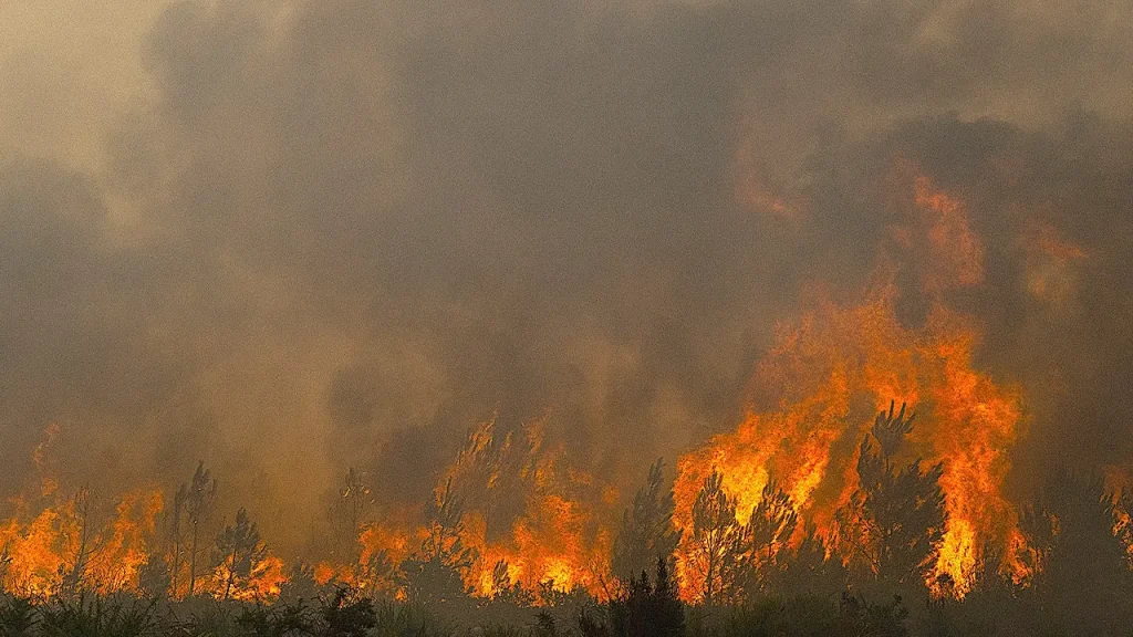 Wildfires Rage Near Bordeaux, Endangering Nuclear and Defense Facilities