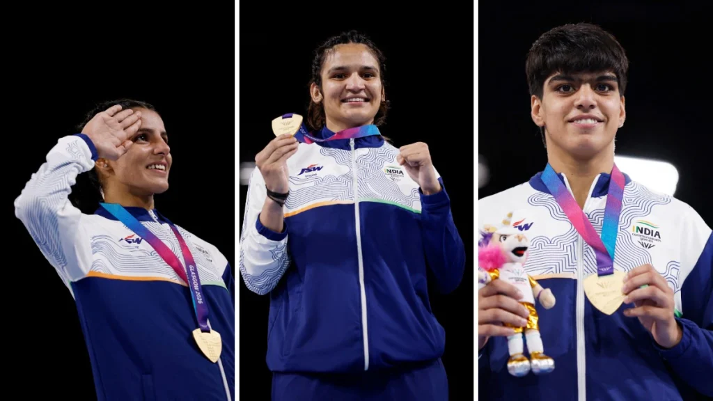 CWG August 1 Highlights: India Soars to Fourth in Medal Tally with Historic Boxing Success