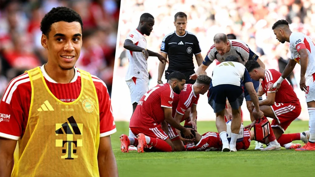 Jamal Musiala’s Bayern Munich Scare: Club Confirms Midfielder is Okay After Leipzig Match