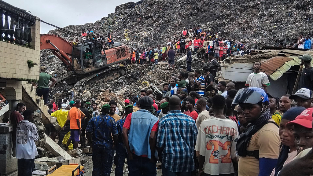 Tragedy Strikes as Heavy Rain Triggers Deadly Landfill Collapse in Guinea, Claiming 30 Lives