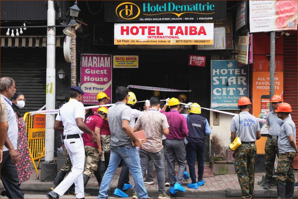 Tragic Blaze Claims Nine Lives in West Bengal’s Hotel Complex