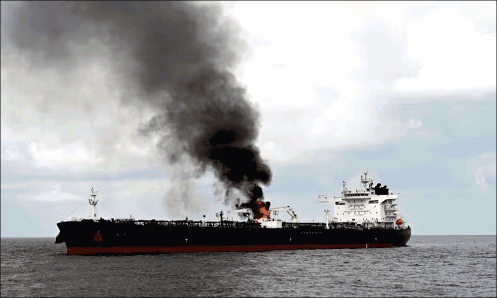 Assaults on Oil Tankers Rock the Hormuz Strait